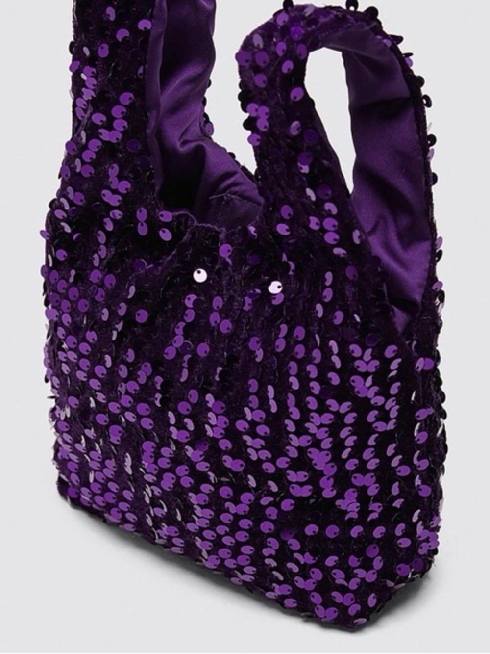 Zara Purple Sequin Mini Bag